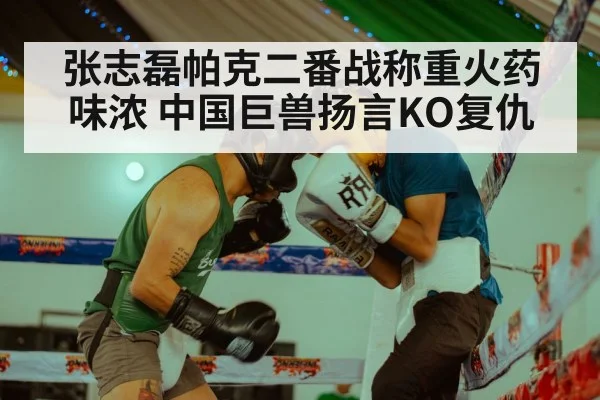 张志磊帕克二番战称重火药味浓 中国巨兽扬言KO复仇